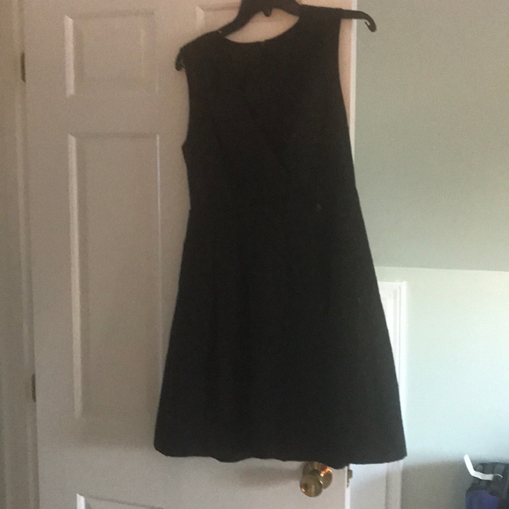 Black a-line dress